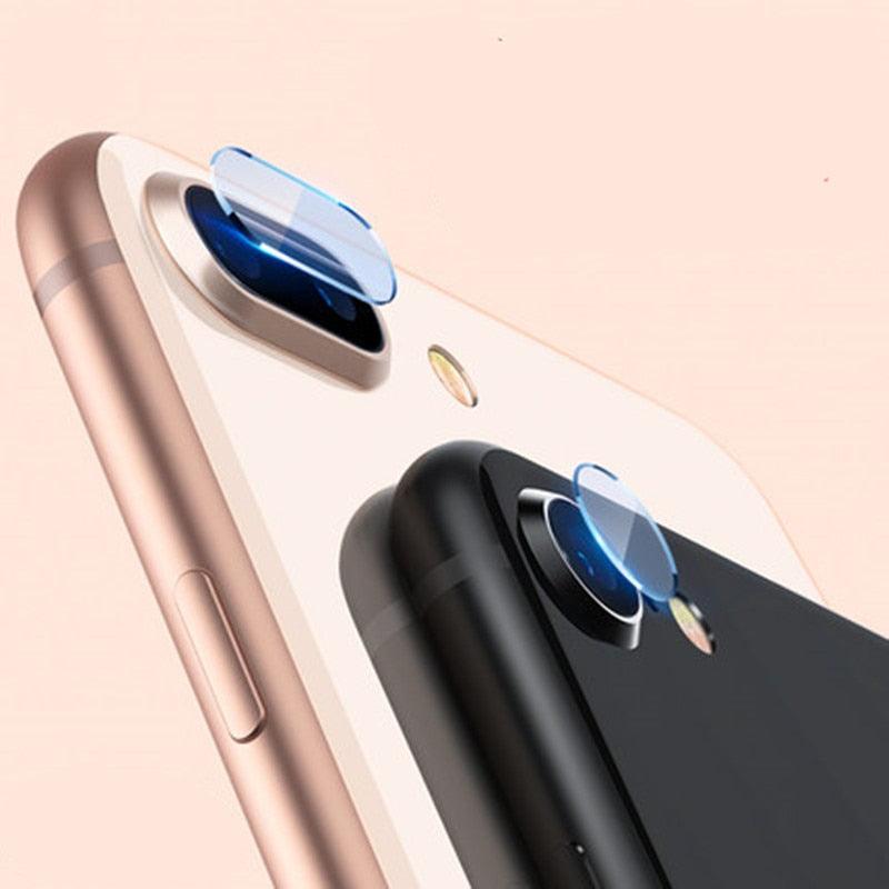 2Pcs Clear Back Camera Lens Protector Protective Film Tempered Glass For iPhone XS Max X XR 8Plus 7Plus 8 7 Plus 6 6S Camera Lens Protector Super Clear Ultra HD Back Camera Lens Tempered Glass Cover Stevvex