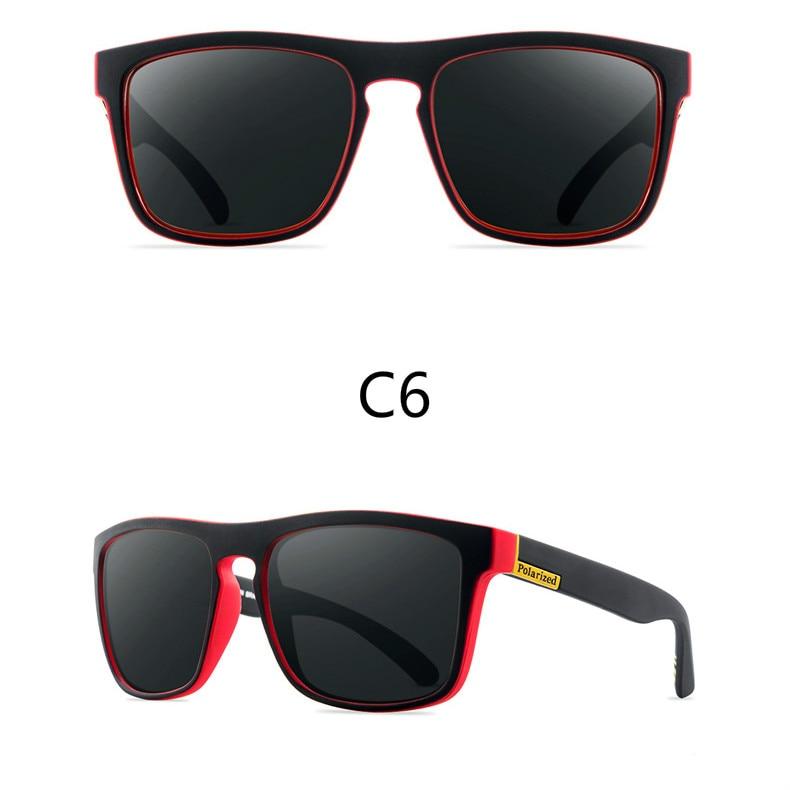Men Polarized Sunglasses Vintage Anti-UV Driving Driver Black  Eyewear Rectangle Shades Men Oculos masculino - SJB-DIAMOND ELITES