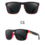 Men Polarized Sunglasses Vintage Anti-UV Driving Driver Black  Eyewear Rectangle Shades Men Oculos masculino - SJB-DIAMOND ELITES