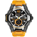 New Modern Luxury Sport Watch For Men Fashion Casual Alarm Clock 50M Waterproof In Military Chrono Dual Display Style Wristwatches Relogio Masculino - SJB-DIAMOND ELITES