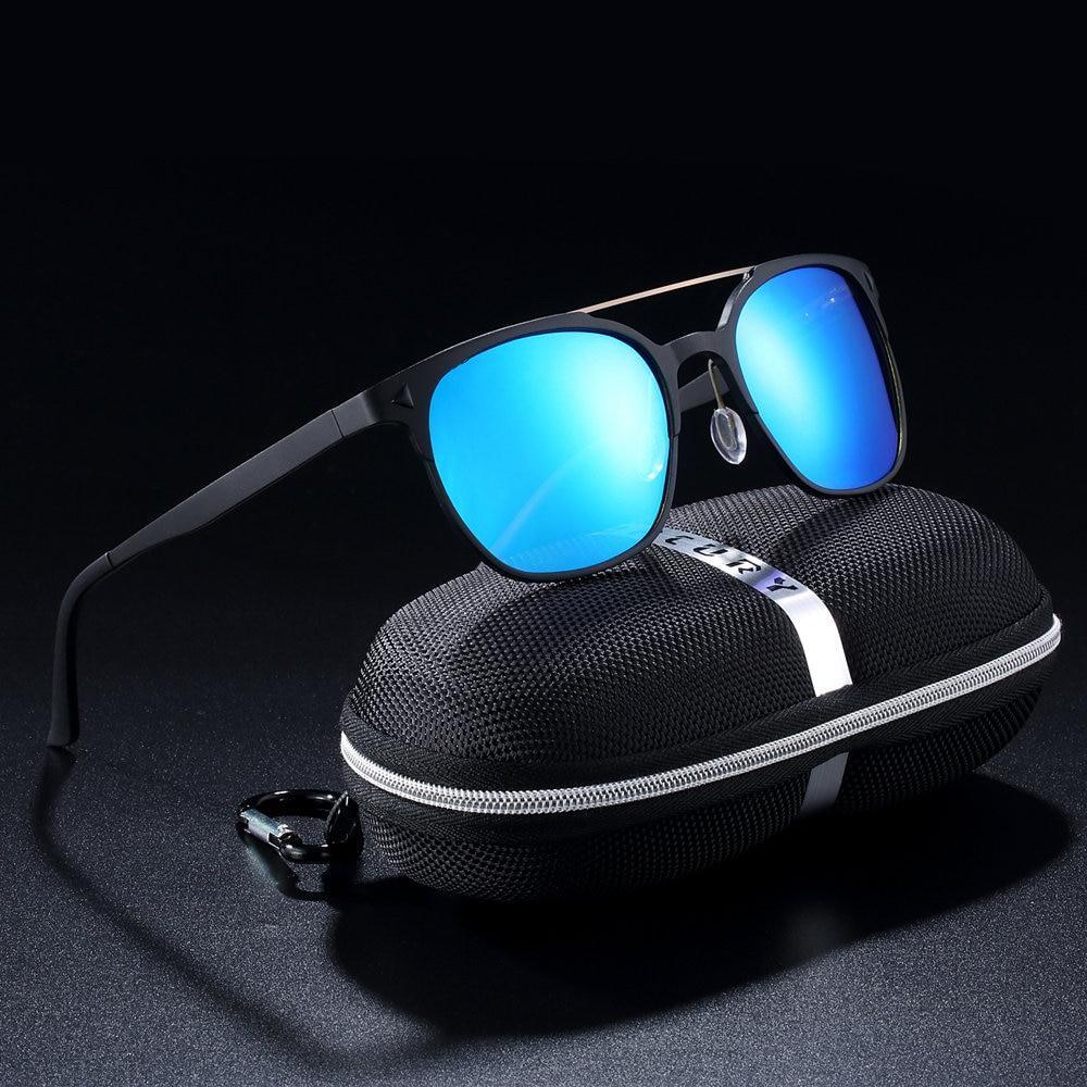 Luxury Elegent Aluminium Magnesium Sunglasses Retro Steampunk Round glasses Polarized Sun glasses for Women and Men  With UV400 Protection - SJB-DIAMOND ELITES
