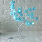 STEVVEX Rose Shaped Table Lamp Flower Rose Tree Decorative Light for Living Room Bedroom Kids Room/Decor Light - SJB-DIAMOND ELITES