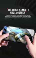 30D Curved Edge Full Cover Protective Glass On The For iPhone 7 8 6 6S Plus Tempered Screen Protector For X XR XS Max Glass Film Tempered Glass Anti Scratch Phone Screen Protector iPhone Glass Stevvex
