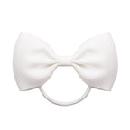 Luxury Handamde Small Baby Elastic Rubber band Head rope Mini Solid Ribbon Bow Tie For Girls Hair Accessories