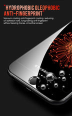30D Curved Edge Full Cover Protective Glass On The For iPhone 7 8 6 6S Plus Tempered Screen Protector For X XR XS Max Glass Film Tempered Glass Anti Scratch Phone Screen Protector iPhone Glass Stevvex