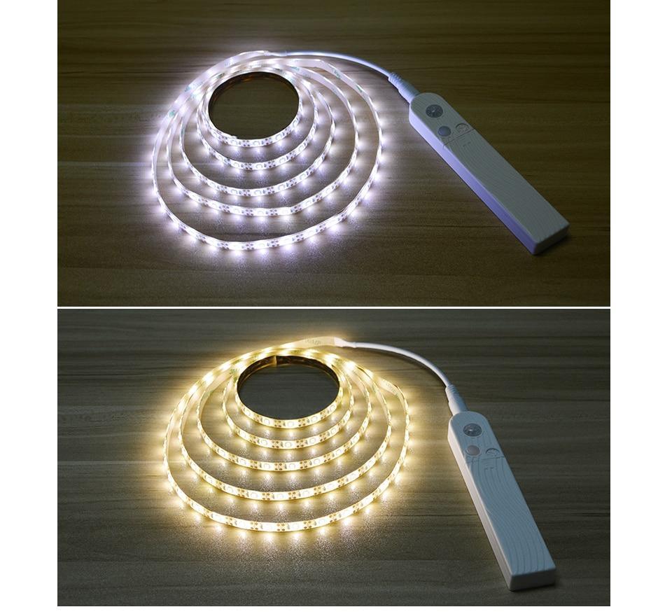 Stevvex Bedside Lights Wireless Night Mode WIth USB Powered Human Body Detector LED Strip Tape for Stairs Corridor - SJB-DIAMOND ELITES