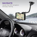Adjustable Car Strong Phone Holder Flexible 360 Degree Rotation Windshield Mobile Stable Phone Holder Support GPS Car Accessories Stevvex