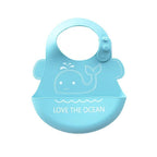 Bibs Waterproof Silicone Feeding Baby Saliva Towel Newborn Cartoon Aprons Baby Bibs Adjustable