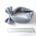 Modern Headbands Knitted Newborn Baby Bows Head Warm Headband Infant Toddler Hair Bow for Girls  Kids