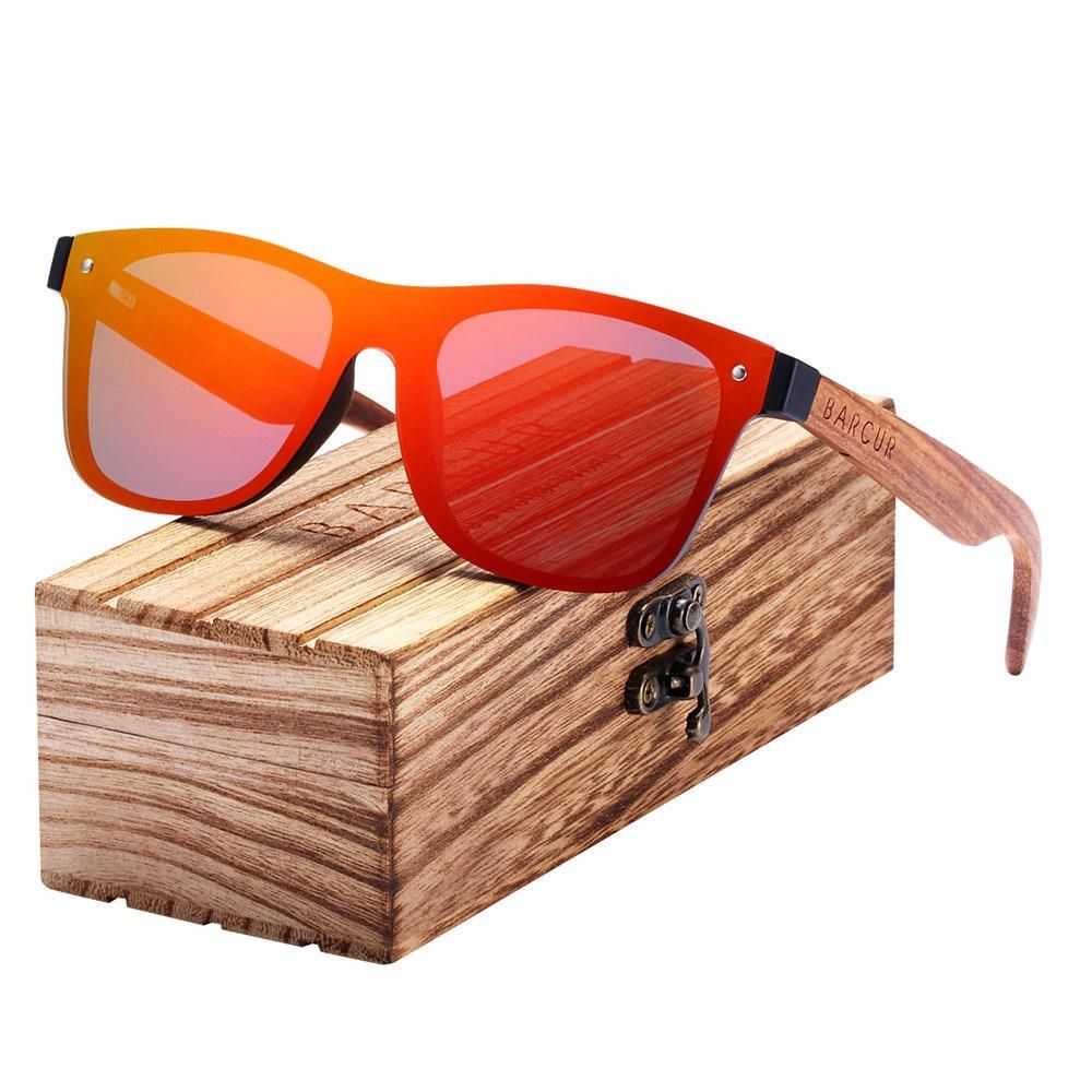 Luxury Elegent Polarized Wood Sun glass Sports Eyewear Square Sunglasses For Women and Men With UV400 Protection - SJB-DIAMOND ELITES