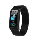 Luxury Elegant Metal And Woman Smart Watch 1.14" IP68 Waterproof With Heart Rate Stopwatch Alarm clock Fitness Tracker Swim Watch for Android IOS Operate sistem - SJB-DIAMOND ELITES