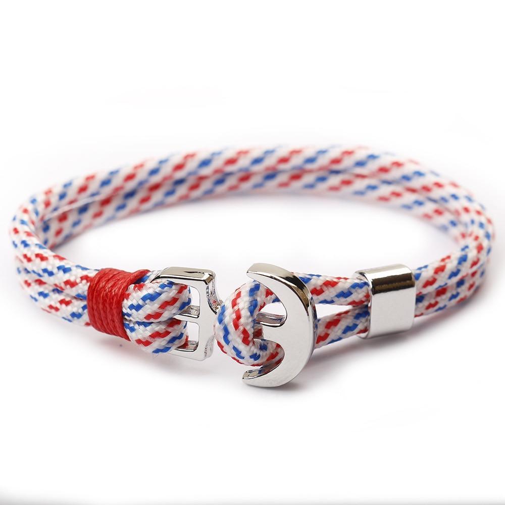 Luxury Modern Handamde Multilayer Anchor Bracelets Charm Survival Rope Chain Fashion Jewelry Bracelet For Men and Women - SJB-DIAMOND ELITES