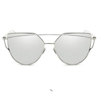 Luxury Vintage Modern Cat Eye Metal High Quality Frame  With Miror Sunglasses For  Women and Lady sunglasses With UV400 Protection - SJB-DIAMOND ELITES