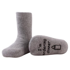 Cute Stylish Infant Baby Socks Combed Cotton Toddler Anti Slip Socks For Baby Boys And Girls Stevvex