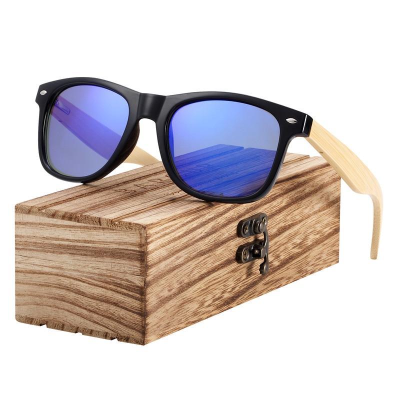 Bamboo Wood Retro and Classis  Handmade Sunglasses For Man and Woman Unisex Polarized  Sunglasses - SJB-DIAMOND ELITES