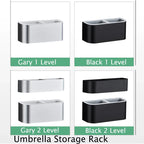 Portable Wall Mounted Umbrella Storage Rack Creative Wall Umbrella Clip Holder Racks Home Storage Hanger Organizer Lootquake LLC