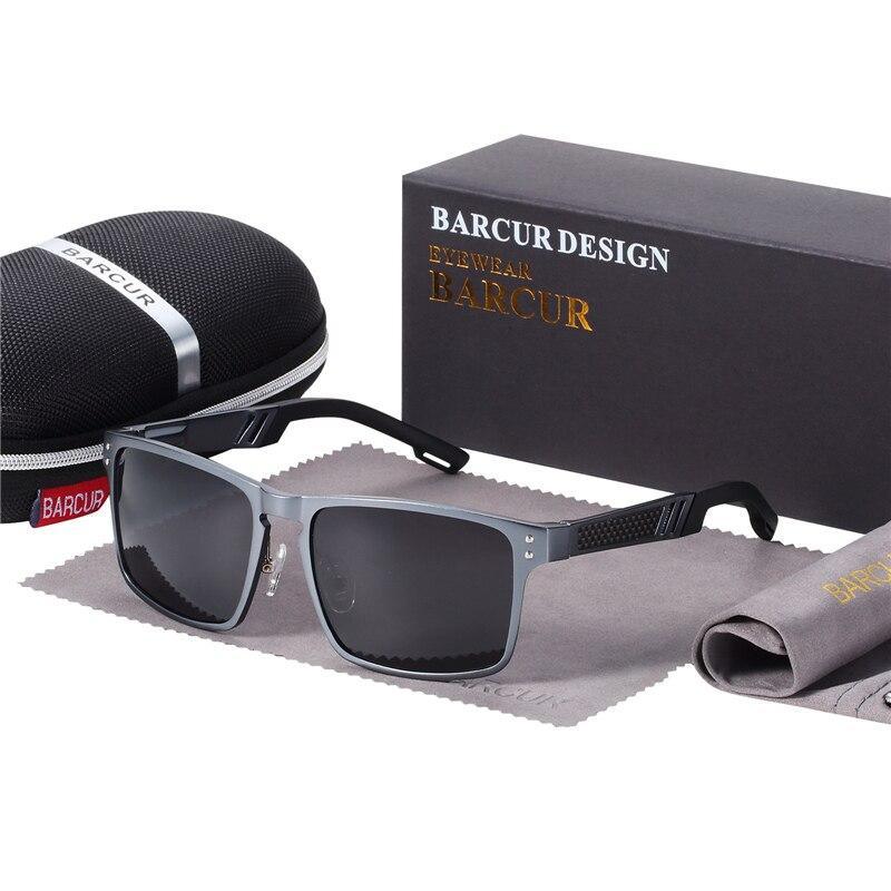 Trending Styles Aluminium Magnesium Square Men Luxury Sport Sunglasses Polarized Sunglasses for Men With UV400 Eyewear Protection Oculus de sol - SJB-DIAMOND ELITES
