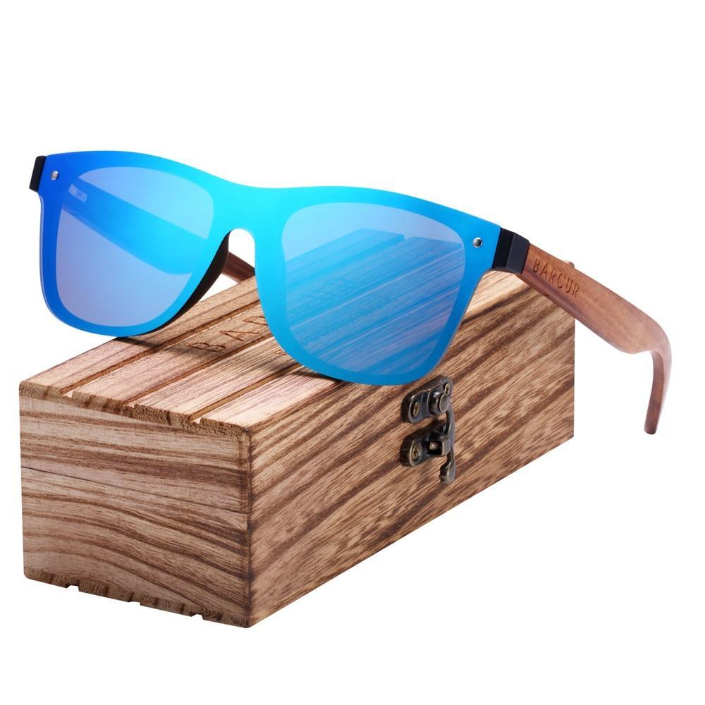 Luxury Elegent Polarized Wood Sun glass Sports Eyewear Square Sunglasses For Women and Men With UV400 Protection - SJB-DIAMOND ELITES