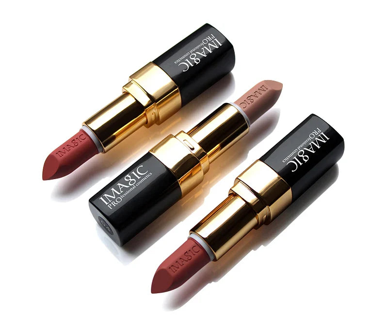 IMAGIC Lipstick Moisturizer Lips Smooth Lip Stick Long Lasting Charming Lip Lipstick Cosmetic Beauty Makeup 12 Colors Lootquake LLC