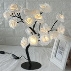 STEVVEX Rose Shaped Table Lamp Flower Rose Tree Decorative Light for Living Room Bedroom Kids Room/Decor Light - SJB-DIAMOND ELITES