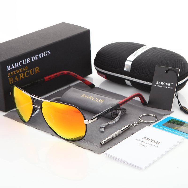 Luxury Popular  Aluminum Magnesium Men's Sunglasses Men Polarized  Mirror Glasses oculos Male Eyewear Accessories For Men Aviation Design - SJB-DIAMOND ELITES