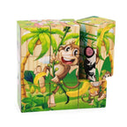 1Set Nine Blocks Six-sided 3D Wooden Cube Puzzle Toys  For Children Kids Educational Toys Funny Games - SJB-DIAMOND ELITES