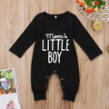 Modern New Romper Jumpsuit For Newborn Toddler Infant Baby Boys Romper Long Sleeve Jumpsuit Playsuit With Words Moms Little Boy