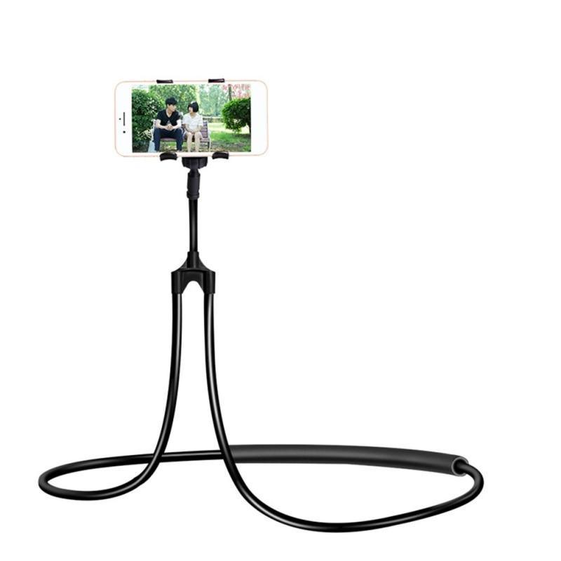 Universal Flexible Mobile Phone Holder Hanging Neck Lazy Necklace Bracket Bed 360 Degree Phones Holder Stand Stevvex