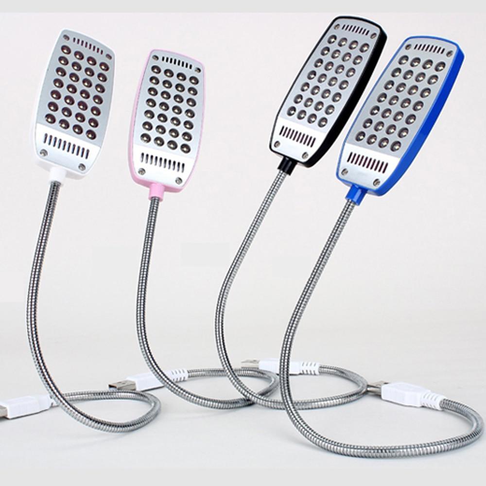 STEVVEX LED Reading Flexibile Lamp LED USB Book light Ultra Bright Flexible 4 Colors for Laptop Notebook and  PC Computer - SJB-DIAMOND ELITES
