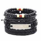 Handmade Modern Fashion New Luxury Wood Bead Charm Amazing Premium Leather Elegant Bracelet For Women - SJB-DIAMOND ELITES