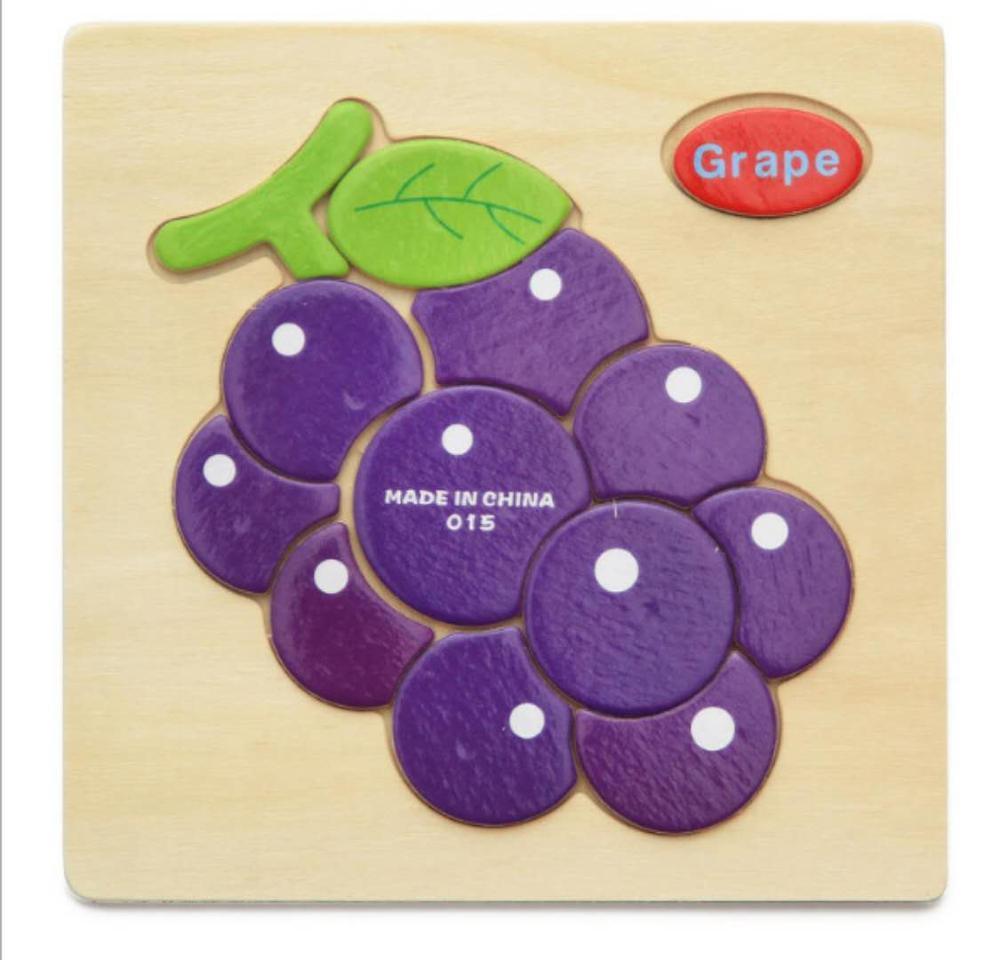 3D Wooden Children Interesting Puzzle Toys With Animals and Cars Exellent Puzzles Intelligence Kids Early Educational Toys For Children - SJB-DIAMOND ELITES