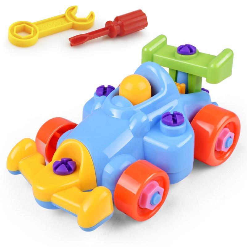 Early Learning Education Screw Nut Group Installed Plastic 3d Puzzle Disassembly Motorcycle Kids Toys for Children Jigsaw - SJB-DIAMOND ELITES