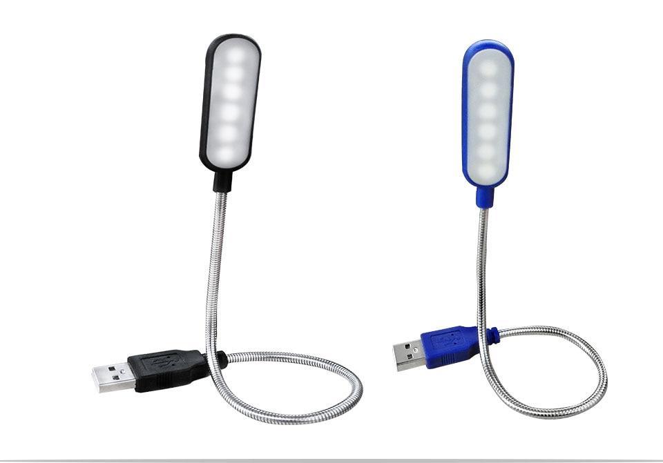 STEVVEX Portable USB LED Mini Flexibile Light For Reading Books USB Lamp for Power Bank Laptop Notebook or  PC Computer - SJB-DIAMOND ELITES