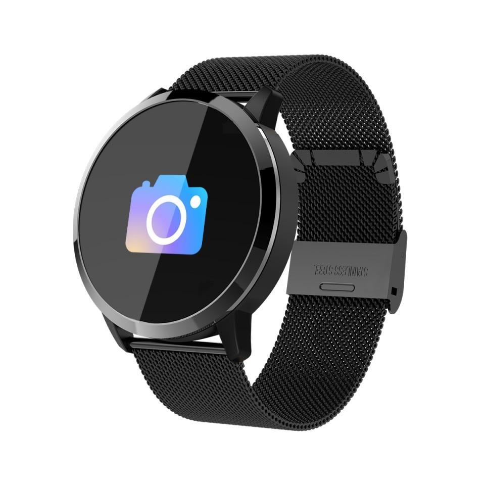 New Q8 LED Bluetooth Smart Watch With Stainless Steel Waterproof Breacelet Wearable Device Smartwatch Style for Men and Women With Fitness Tracker - SJB-DIAMOND ELITES