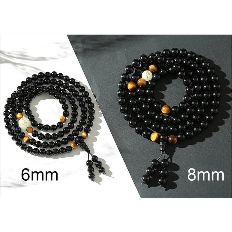 Black Elegant Luxury Modern Fashion Fluroscent Beads Bangles And Bracelets Handmade Amazing For Women Or Men - SJB-DIAMOND ELITES