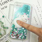 3D  Cat Case For Iphone 5s Se 7 7 Plus Case Liquid Quicksand Glitter Silicone Case For Iphone 8 8 Plus X 6 6s Cover  Rubber Silicone Phone Case Stevvex