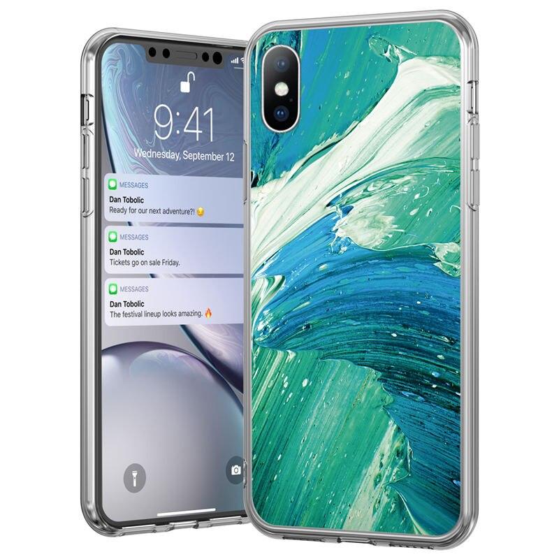 Stylish Marble Stone Texture Phone Case For Iphone 12 Pro 13 Pro Max Unique Solid Color Marble Soft Cover Silicone Mobile Phone Case Stevvex