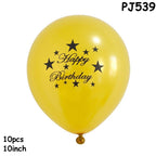 Luxury NEW High Quality Decor Ballons 10/20/30/40pcs Happy Birthday Balloon Latex Ballon Inflatable Birthday Party Decoration Baloons Anniversaire - SJB-DIAMOND ELITES