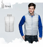 NewBang Men Sleeveless Warm Vest Ultra Light Down Vest Man Winter Solid Sleeveless Jacket Men's Lightweight Waterproof Vests