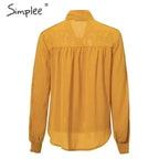 Embroidery Long Sleeve Summer Spring Hollow Out | Femstylo - SJB-DIAMOND ELITES