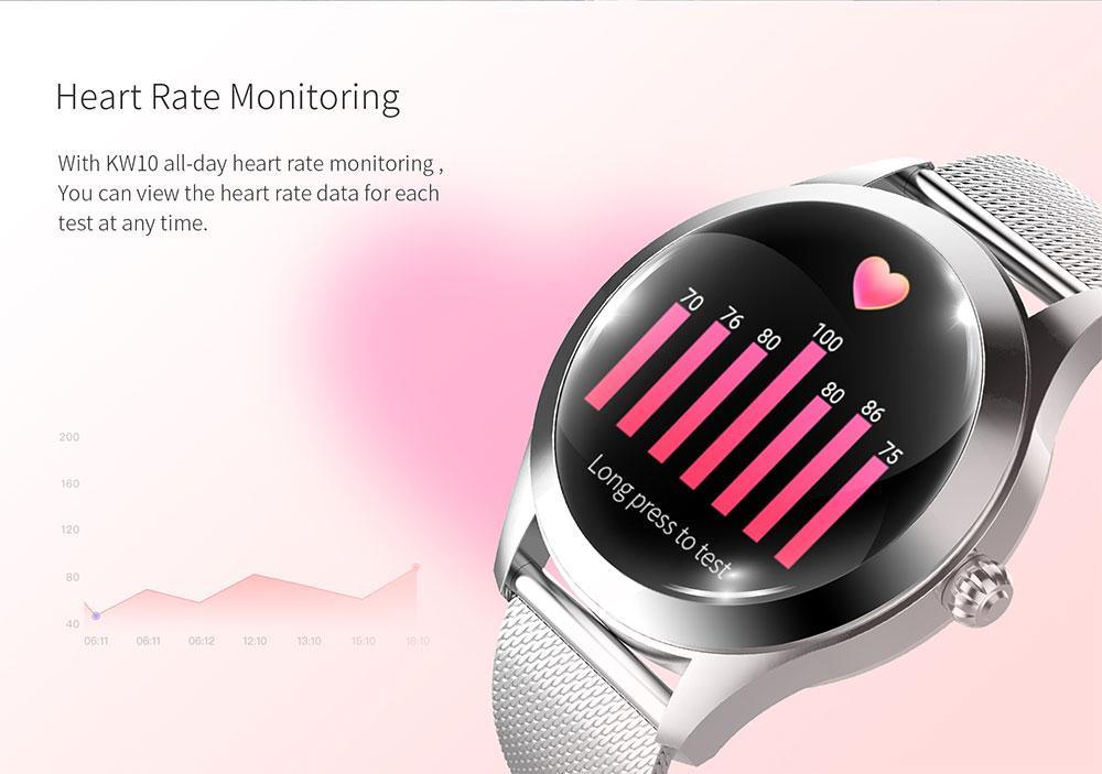 STEVVEX  IP68 Waterproof Luxury Elegant Smart Watch For Women Lovely Bracelet Heart Rate Monitor Sleep Monitoring Smartwatch Connect - SJB-DIAMOND ELITES