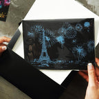 4Pcs/set Magic Colorful Drawing Board Paper Painting Scraping Children Kids learning Education Toys Painting Doodle Scratch Toys - SJB-DIAMOND ELITES