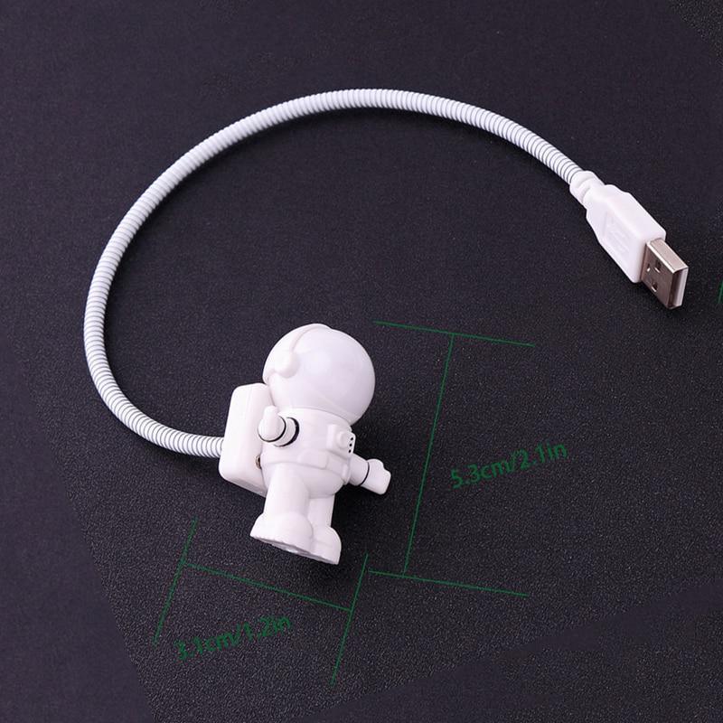 Modern Flexible Led Desk Lamp Flexible USB Nigh Lamp WIth Eye Protection For Keyboard Reading Light On  Astronaut Home Living Room Decor Design - SJB-DIAMOND ELITES