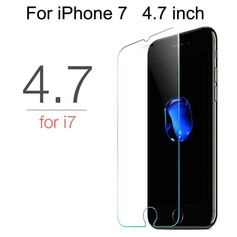 10 Pieces Tempered Glass For iPhone 11 Pro Max 6 6s 7 8 Plus 5 5s SE 2020 Screen Protector Film For iPhone 12 Pro X XS Max XR 4s Shatterproof Tempered Glass for iPhone Stevvex