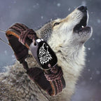 Luxury Roar Wolf Animal Backer Elegant Woven Rope Leather Unisex Bracelet Yak Bone Carved Fashion Bracelet For Women And Man - SJB-DIAMOND ELITES