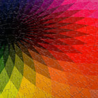 1000PCS/SETColorful Rainbow Round Geometrical Photo Planet  Puzzle Adult Kids Educational Toy Puzzle - SJB-DIAMOND ELITES