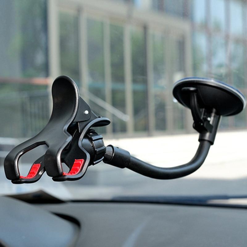 Adjustable Car Strong Phone Holder Flexible 360 Degree Rotation Windshield Mobile Stable Phone Holder Support GPS Car Accessories Stevvex