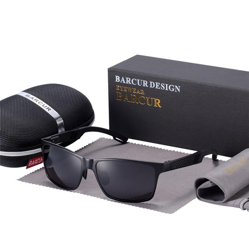 Aluminum Polarized Sunglasses Men Polarized Sun Glasses Square Eyewear For Men And Boys With UV400 Protection - SJB-DIAMOND ELITES