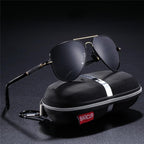 Aviation Luxury New Polarized Mens Sunglasses Pilot Style Men Accessories Driving Fishing Hiking Eyewear With UV400 Protection - SJB-DIAMOND ELITES