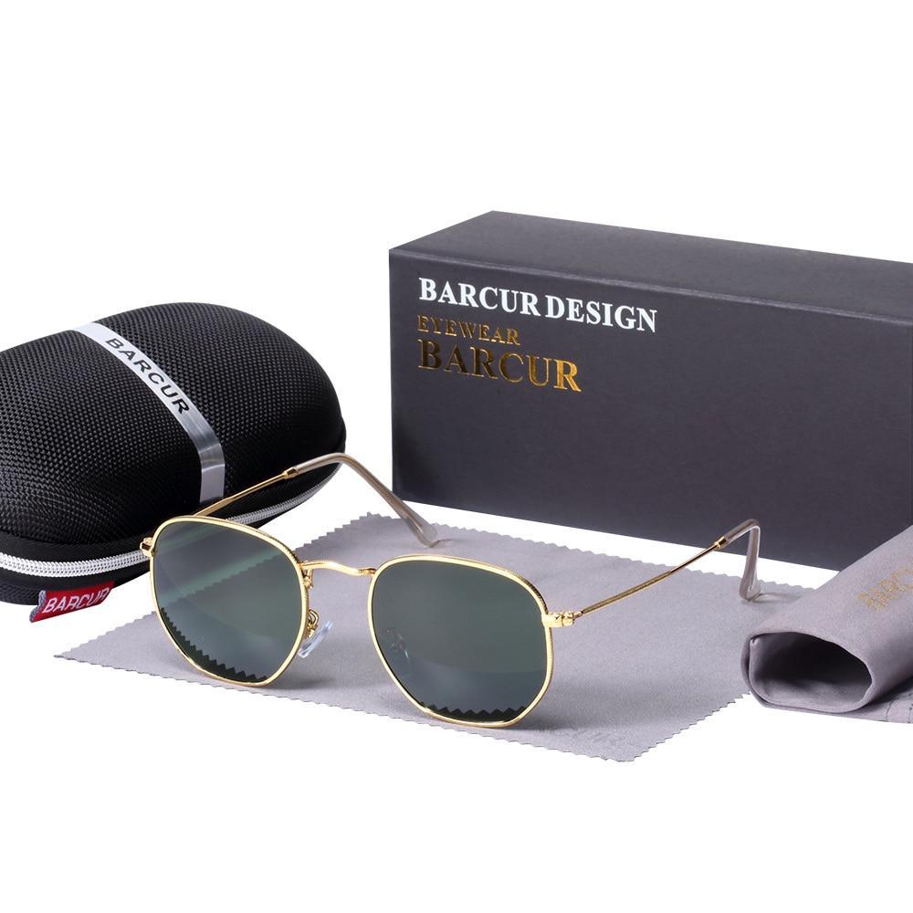 New  Luxury and Elegant Reflective Universla Sunglasses for Men and  Women Stainless Steel Frame Eyewear Mirror Hexagon Glasses With UV400 Protection - SJB-DIAMOND ELITES